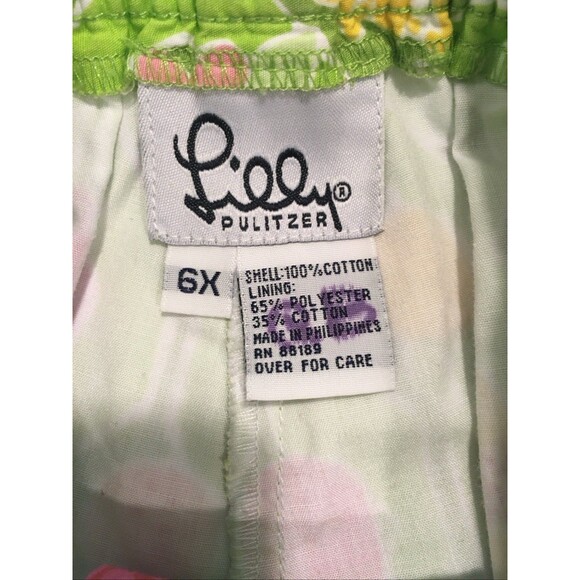 Lilly Pulitzer Stretch Capri Crop Pants Maze-ing Sz 6X White Label Lillycore - Picture 4 of 10